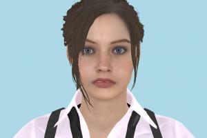 Claire Noire Girl Resident Evil Remake Claire Noire Girl-3